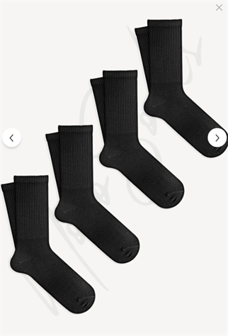 Mono Socks - 4lü Super Basic Pamuklu Tenis Spor Çorap