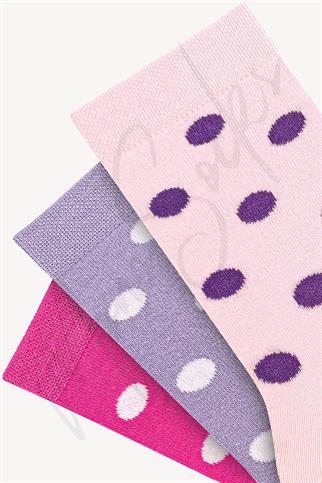 Mono Socks - 3lü Cinnamon Series Pamuklu Donut Çorap