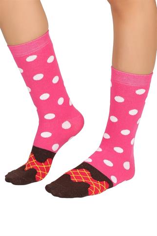 Mono Socks - 3lü Cinnamon Series Pamuklu Donut Çorap