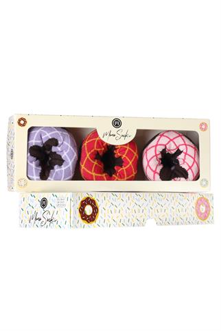 Mono Socks - 3lü Cinnamon Series Pamuklu Donut Çorap