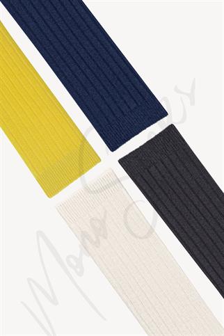 Mono Socks - 4lü Çocuk Kabartmalı Diz Altı Çorap - Neon