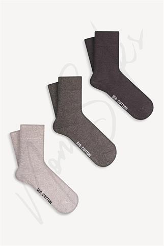 Mono Socks - 3lü Organik Diabetik Çorap