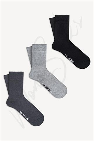 Mono Socks - 3lü Organik Diabetik Çorap