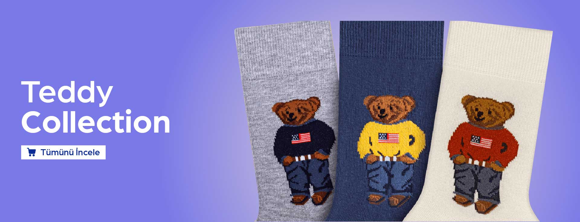 Mono Socks - Desenli Pamuklu Çoraplar - Özel Tasarım Çoraplar - Teddy Bear Collection - Erkek Çorap - Kadın Çorap - Bebek Çorap - Çocuk Çorap - Organik Çorap - Diabetik Çorap - Yumuşak Çorap - Renkli Çorap - Çorap Modelleri - Yeni Çorap Modelleri - Çorap