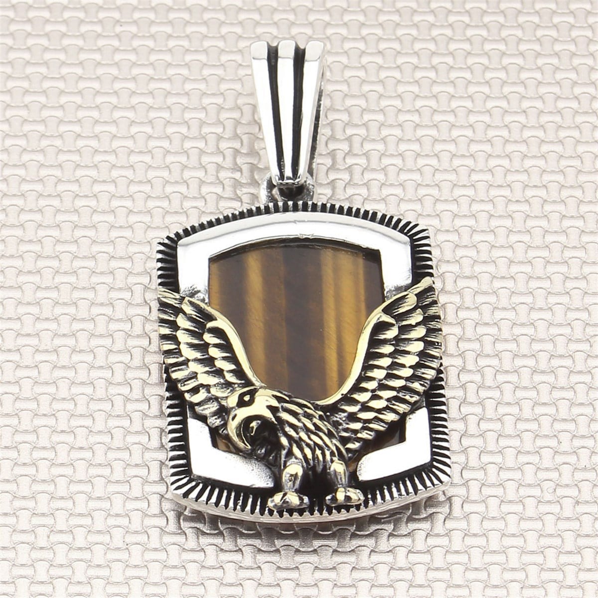 Erkek Gümüş Kolye Ucu