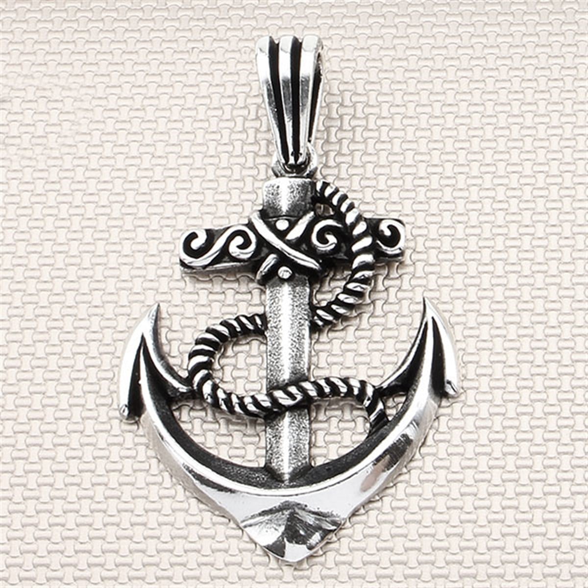 Erkek Gümüş Kolye Ucu