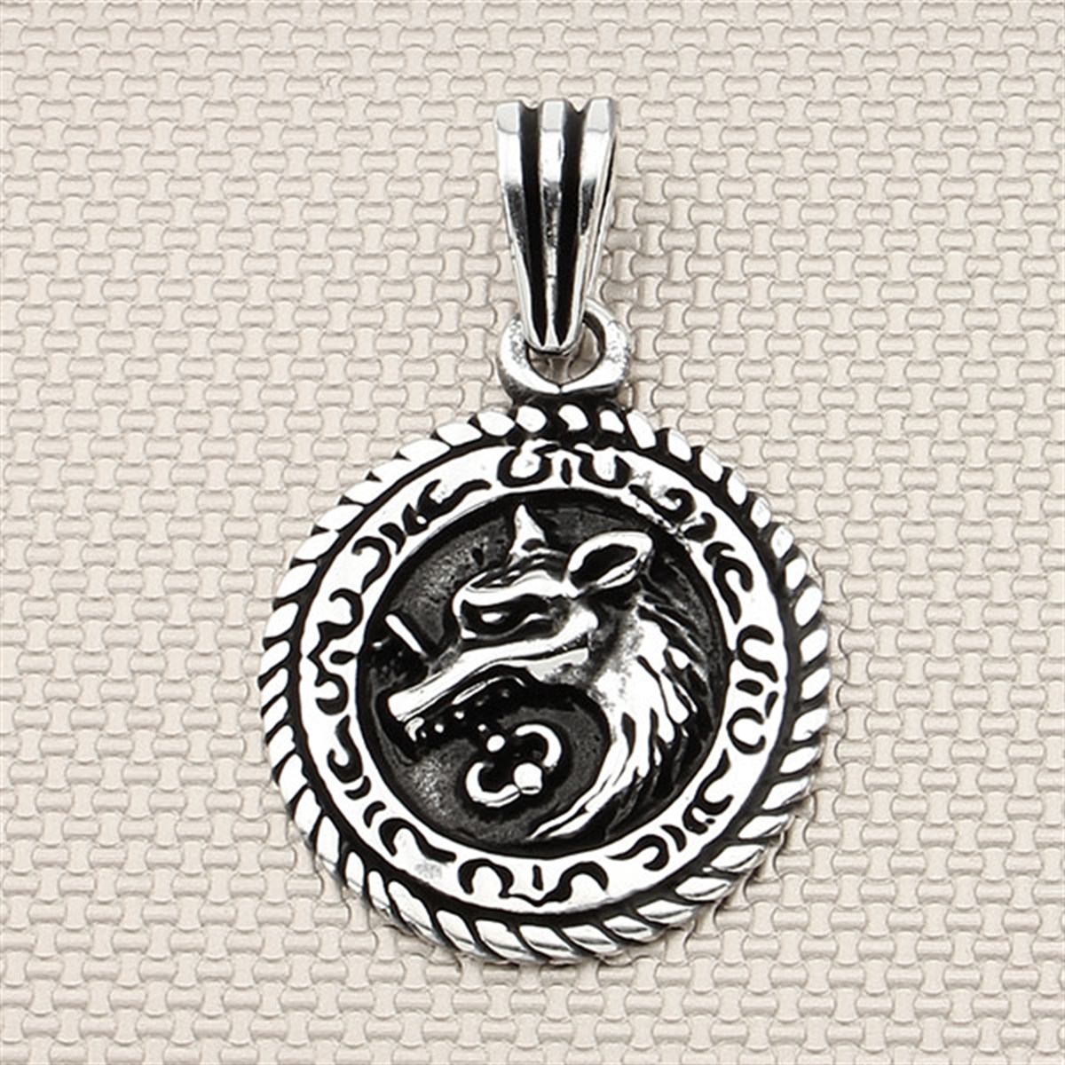 Erkek Gümüş Kolye Ucu