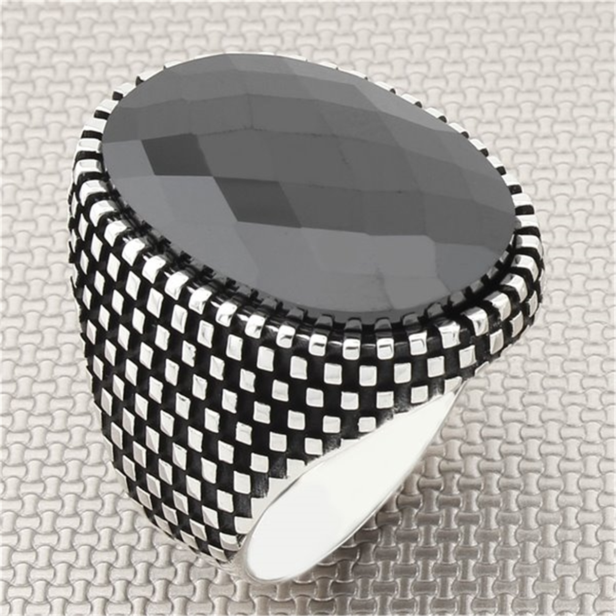 Toptan Gümüş Erkek Yüzük