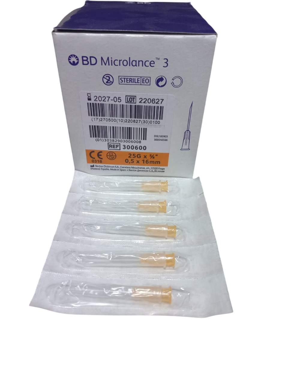 BD 25G 16MM İĞNE UCU 100 ADET