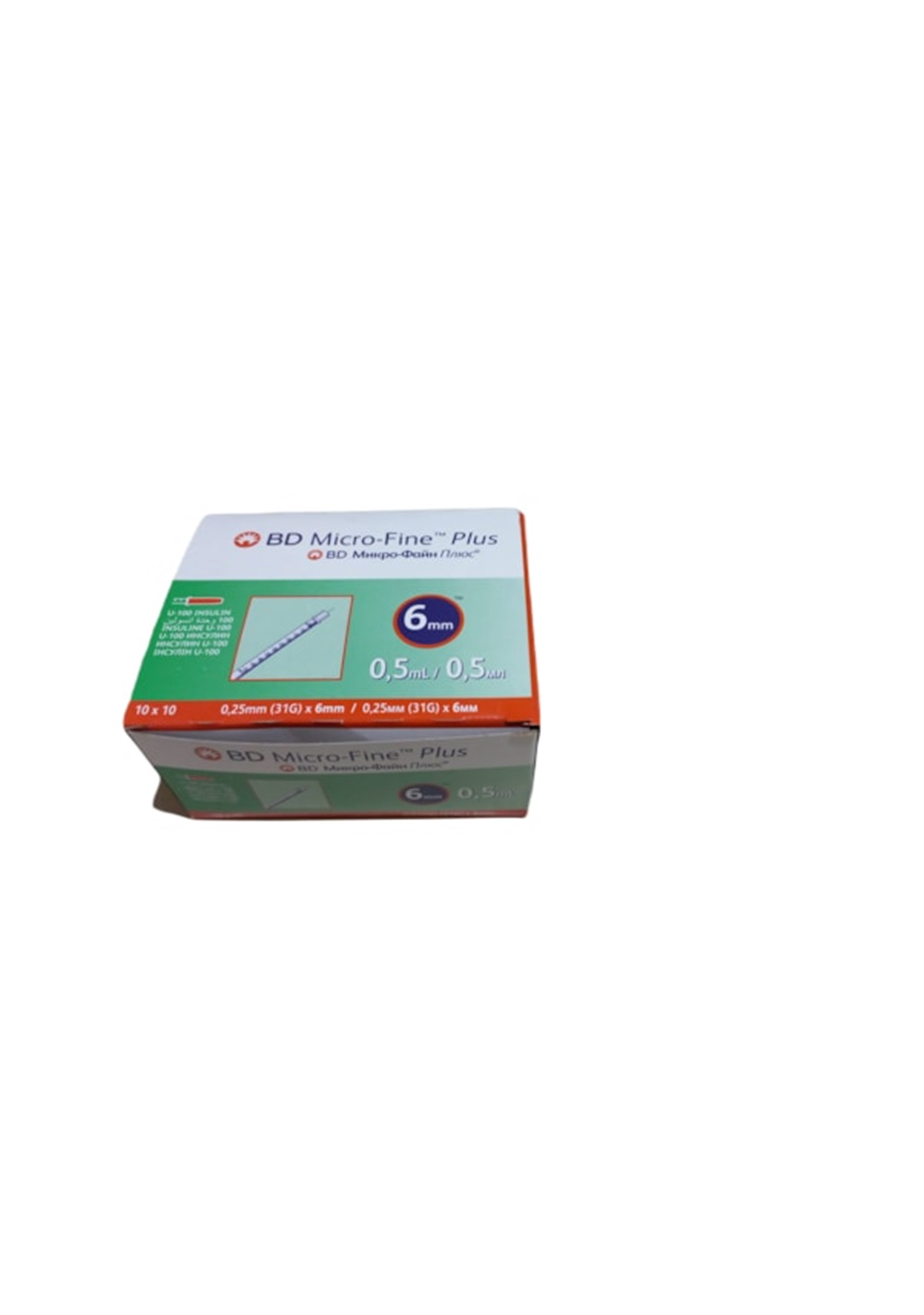 Bd Micro-fine Plus Enjektör 0,5 ML 31 G 6 MM 100 Adet