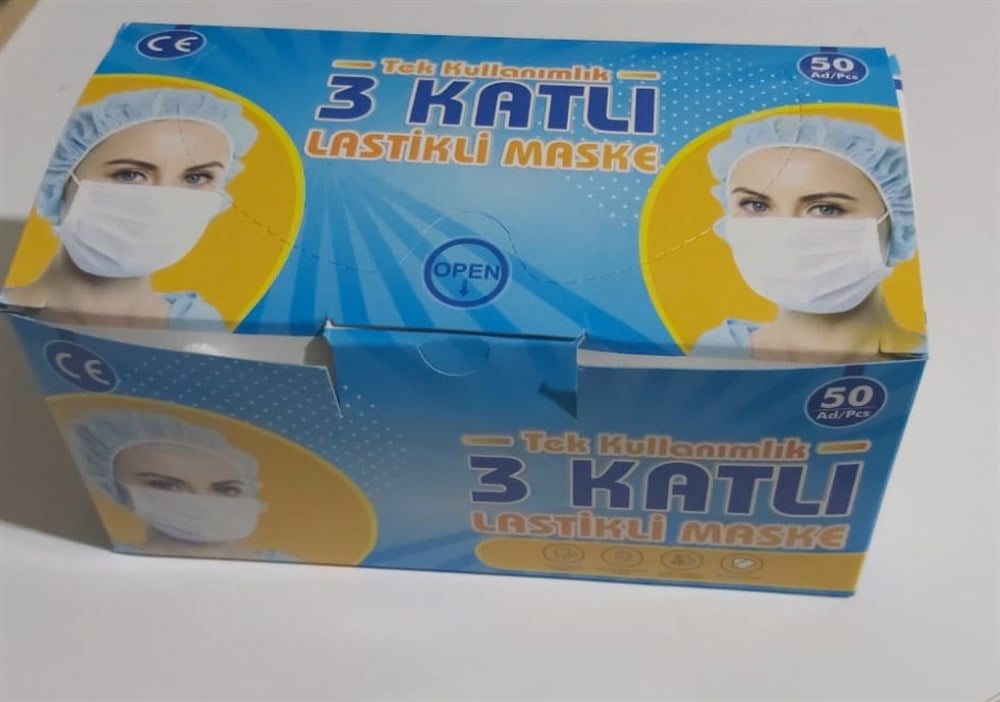 CERRAHİ MASKE 3 KATLI TELL 50 ADETİ