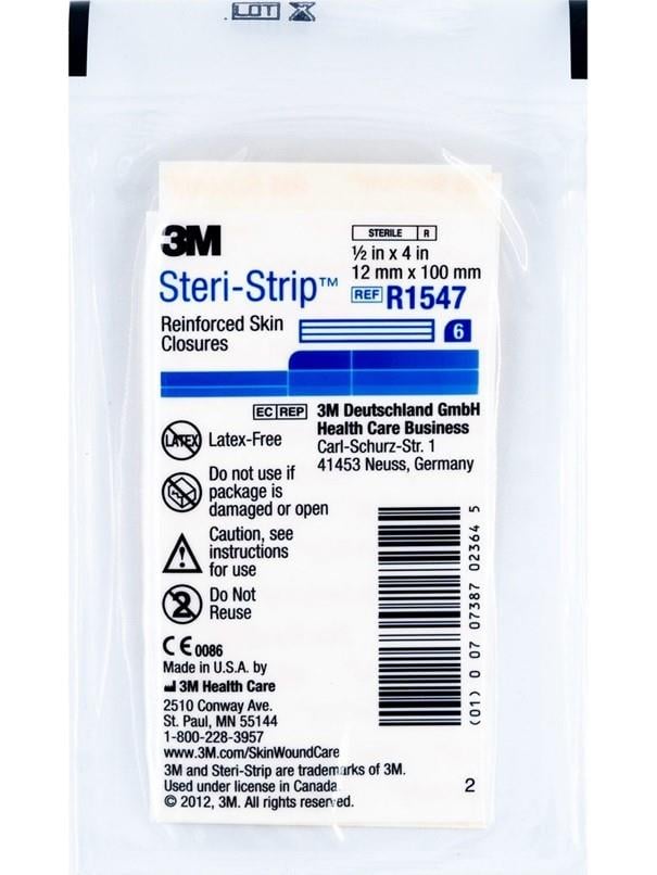 Dikiş Bandı 3m Steri-Strip R1547 Beyaz 12mm*100mm