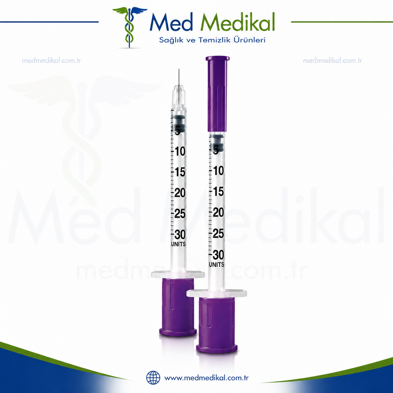 ENJEKTÖR 0,3ml 32G  8mm  1 ADET