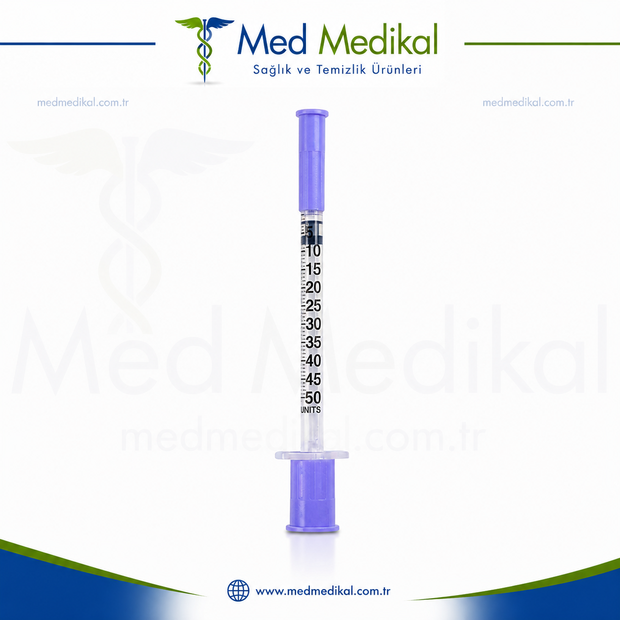 ENJEKTÖR 0,5 ml -32 G - 8 mm 1 adet
