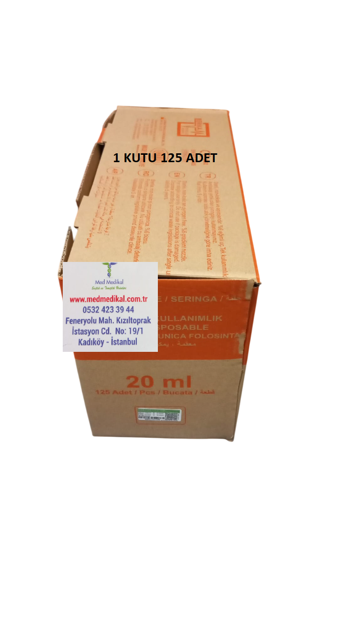 ENJEKTÖR 20CC  125 ADET BERİKA MARKA