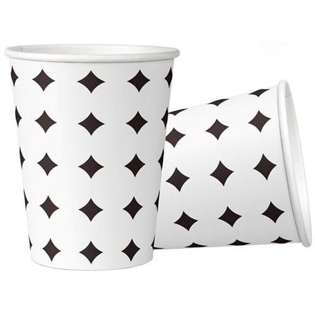 Karton Bardak Yıldız Desenli 7 Oz 50'li Paket