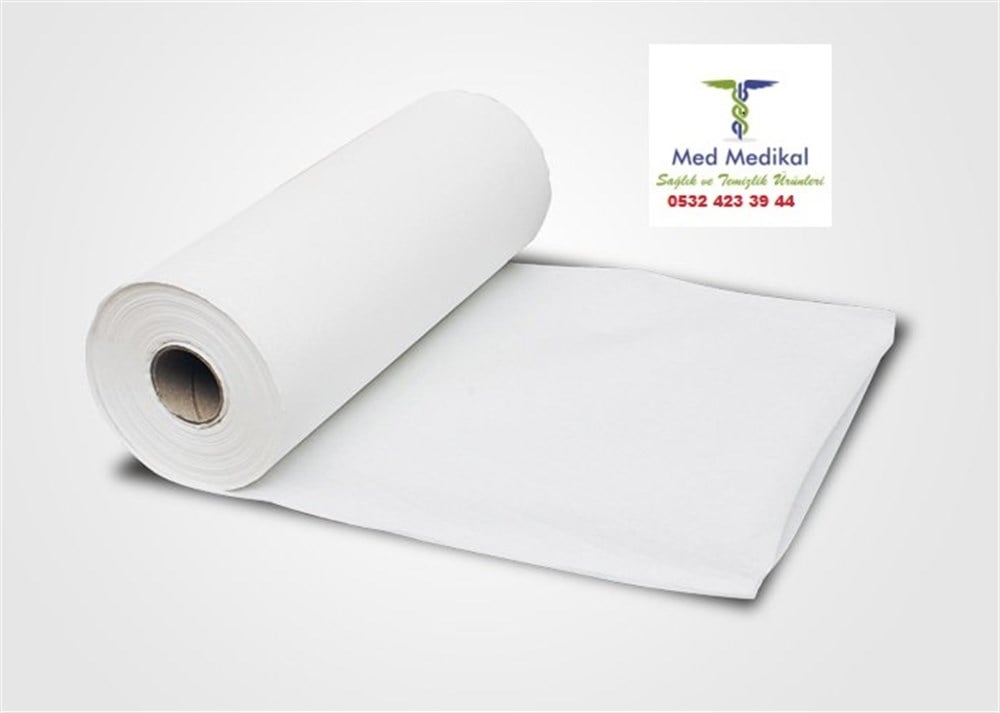 Muayene Masa Örtüsü Lamineli 1  rulo 50cm x 40 mt