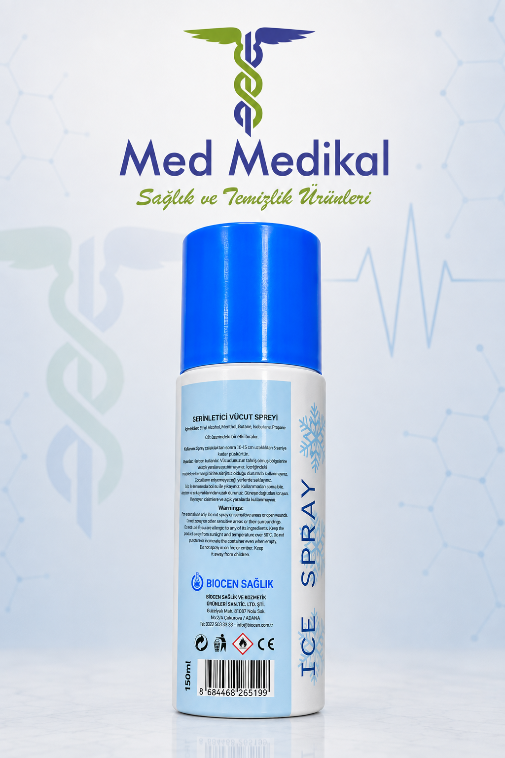SOĞUTUCU SPREY (CLORDETİL) 150 ML