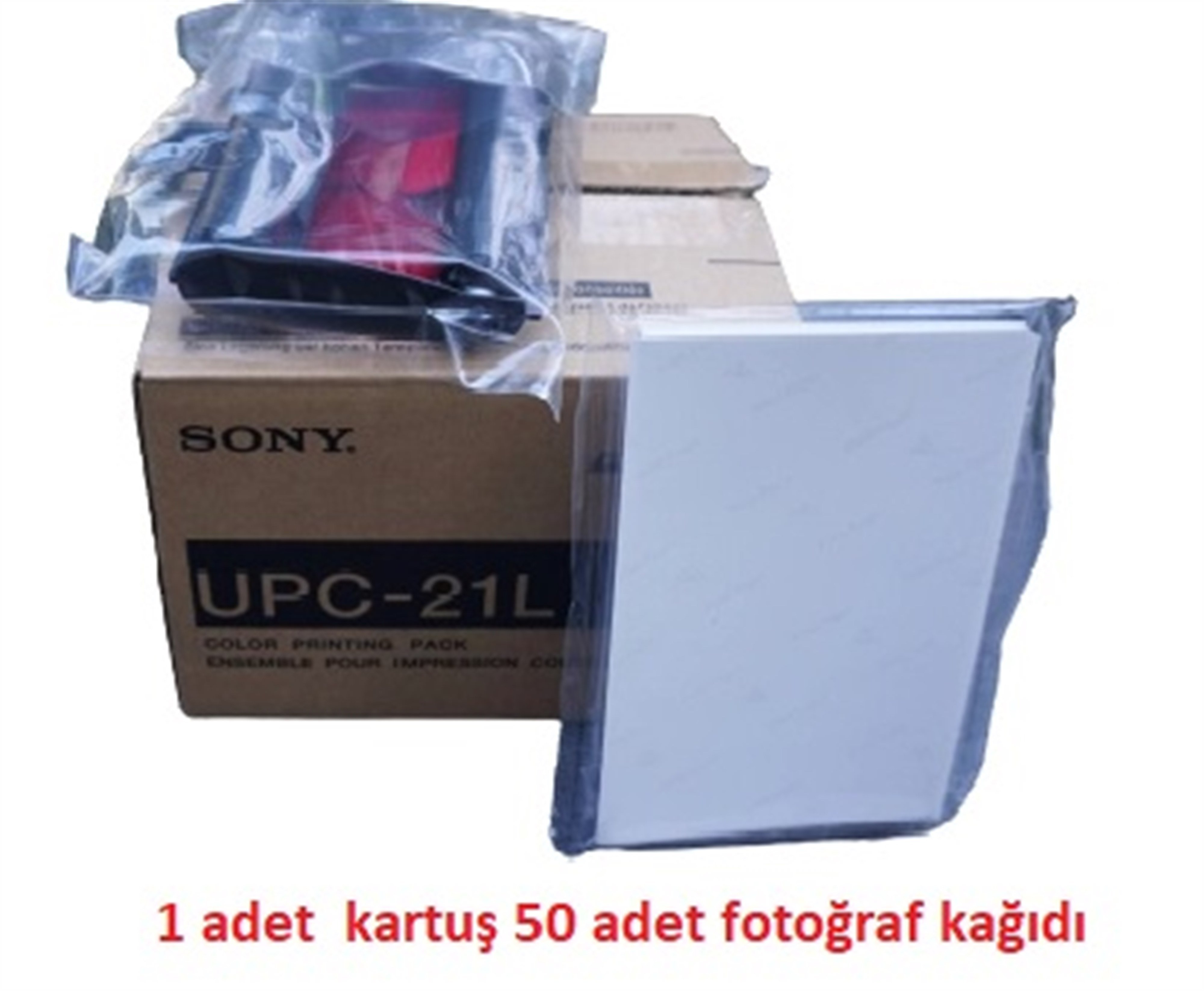 SONY UPC 21 L  ( 50 adet fotoğraf kağidi 1 adet kartuş)