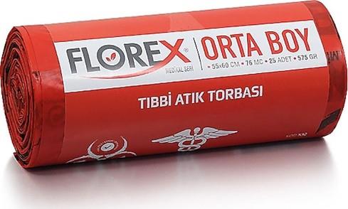 TIBBİ ATIK  POŞETİ  65X85 CM 25 POŞET
