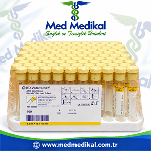 ACD-A TÜPÜ 8.5 ml Vakumlu - 100 Adet - BD
