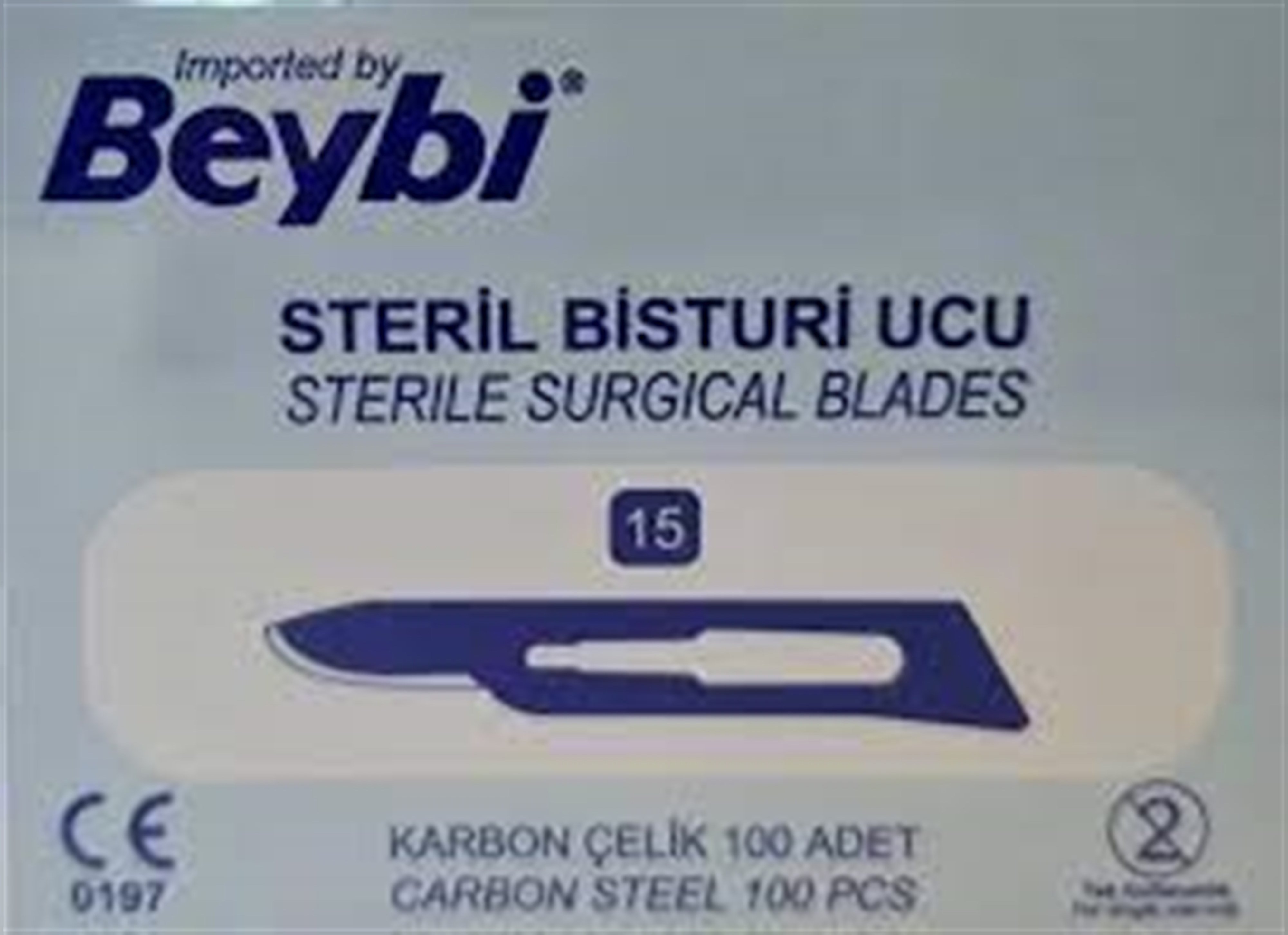 Beybi Bisturi Ucu No:15 100 adet