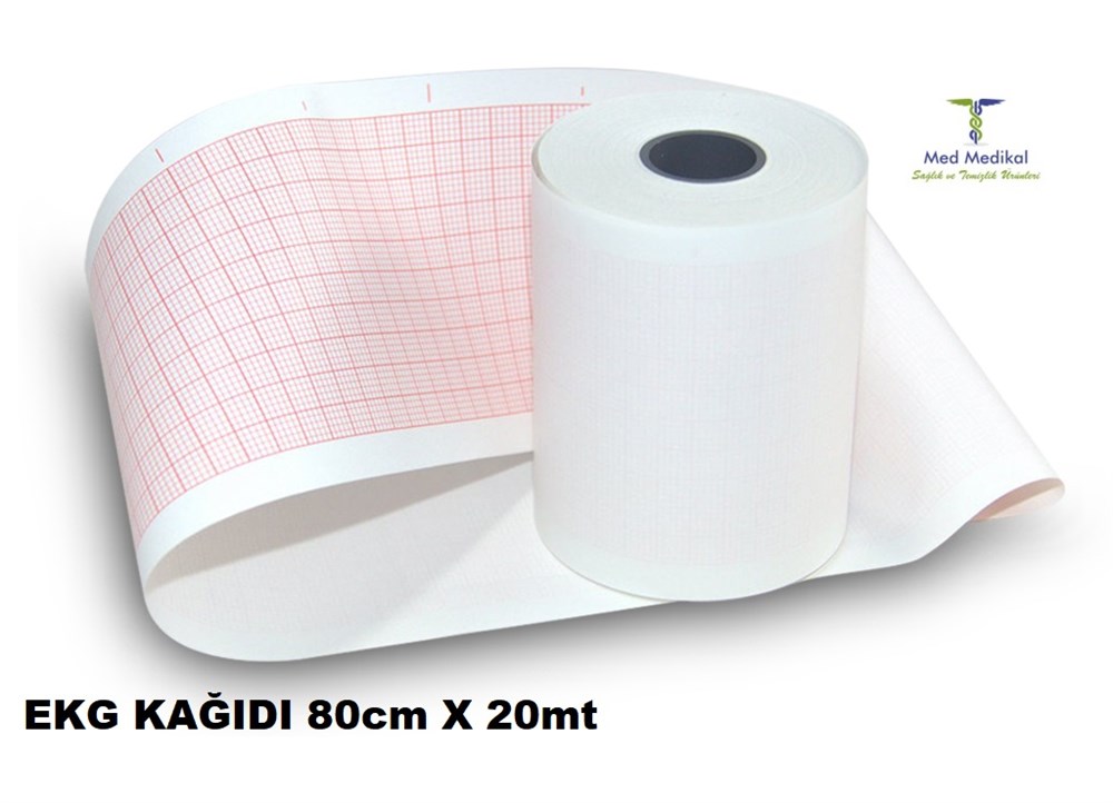 EKG KAĞIDI 80cm X 20mt
