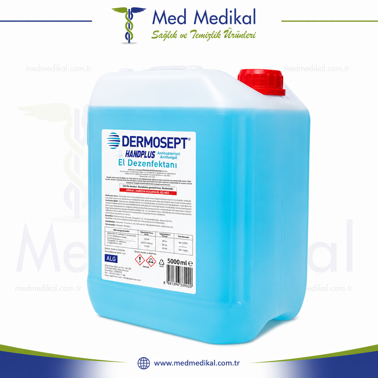 EL VE CİFT DEZENFEKTANI 5 LT