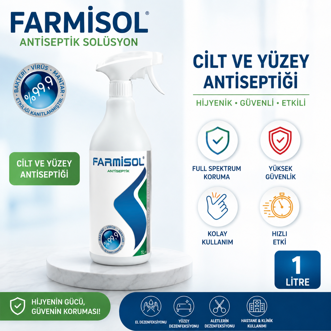 FARMİSOL ANTİSEPTİK 1000 CC