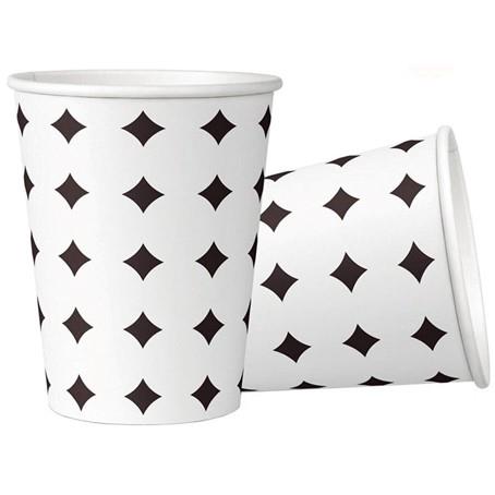 Karton Bardak Yıldız Desenli 7 Oz 50'li Paket