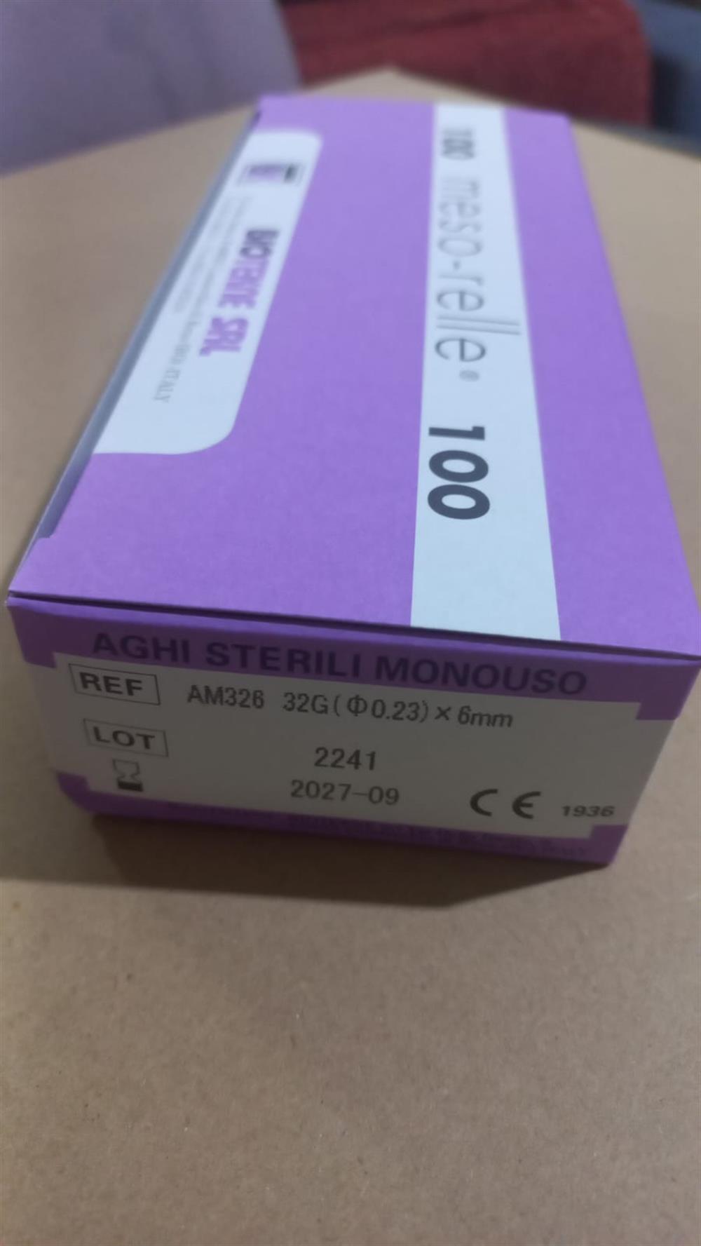 Meso-Relle 32G (0,23) x 6 mm, 100 adet