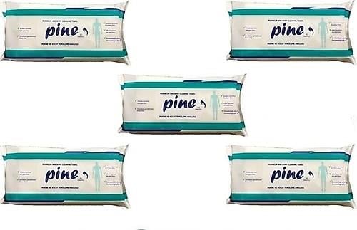 Pine Alkolsüz Hasta Perine Ve Vücut Temizleme Havlusu 50 li 1 paket