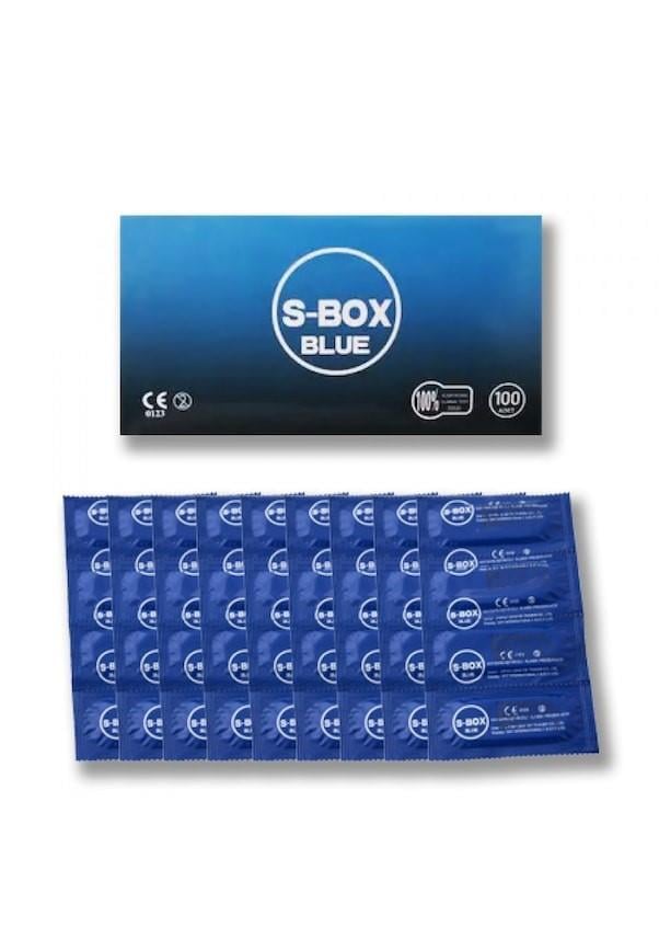 S-Box Blue Eko Paket Prezervatif 100'lü