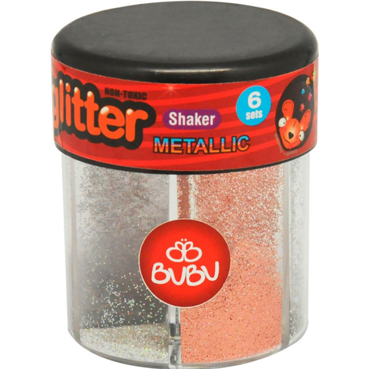  Bu-Bu Toz Sim Yıldızlı Kalpli Pul 80 Gr 6 LI BUBU-PLS002