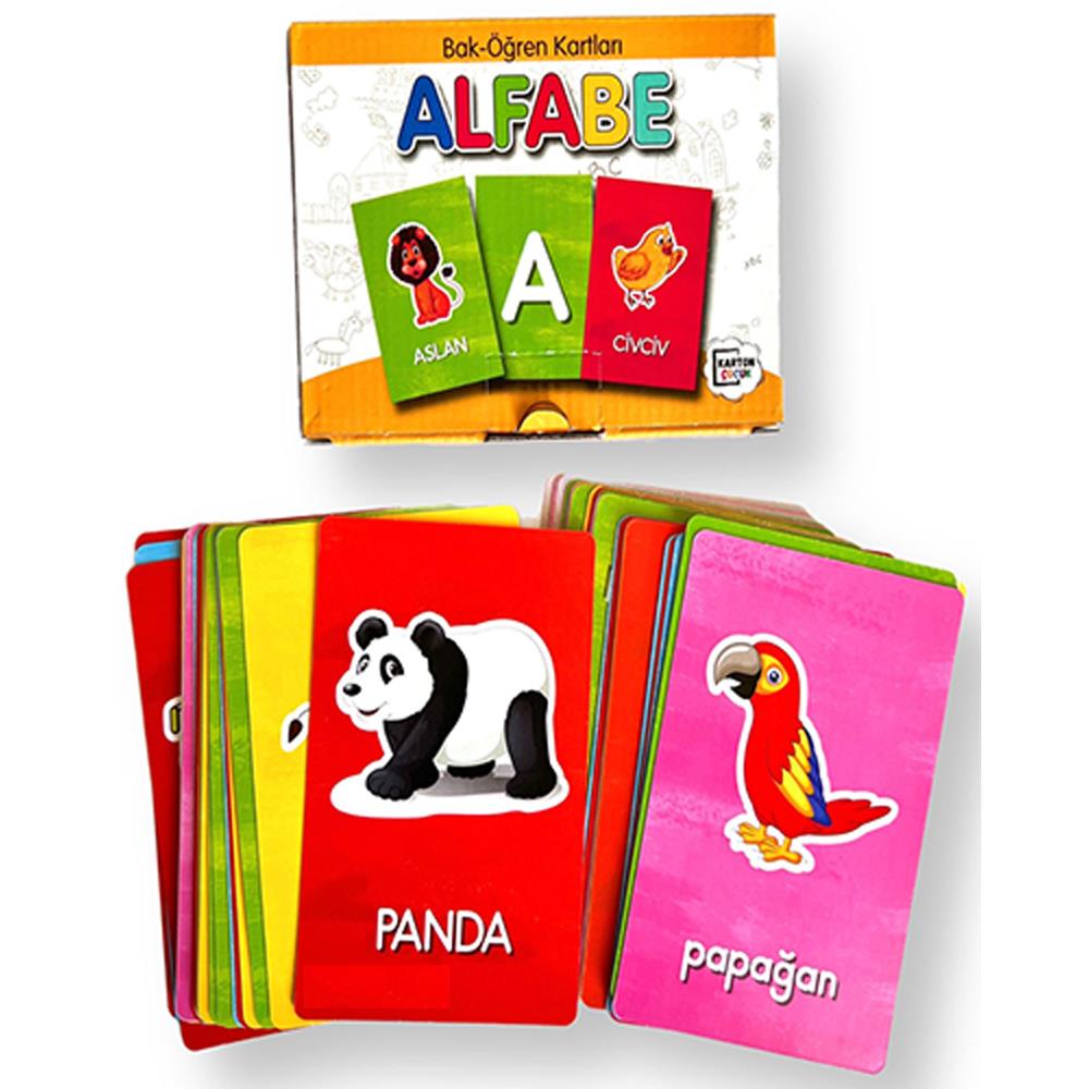 4E Bak Öğren Kartları Meyve Sebze