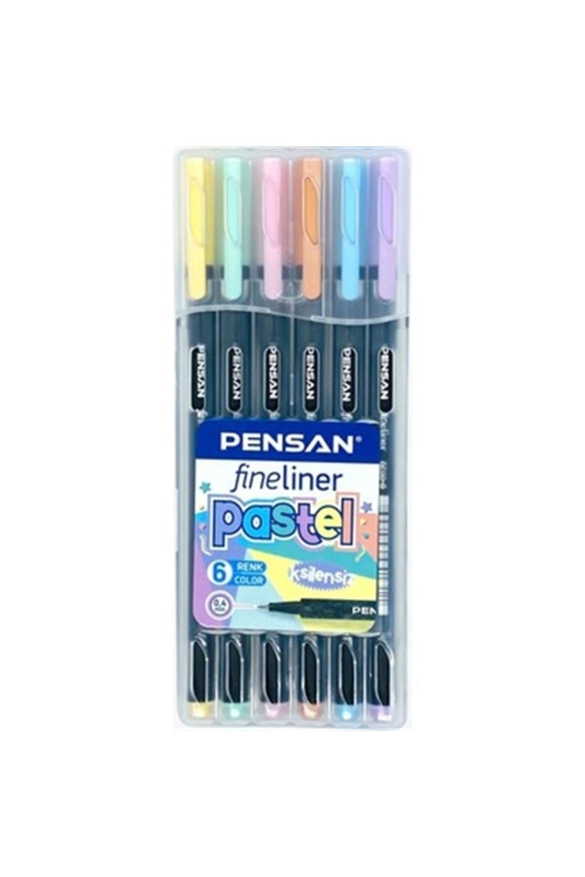 6200 Fınelıner 6 Lı Pastel Pvc Kutu