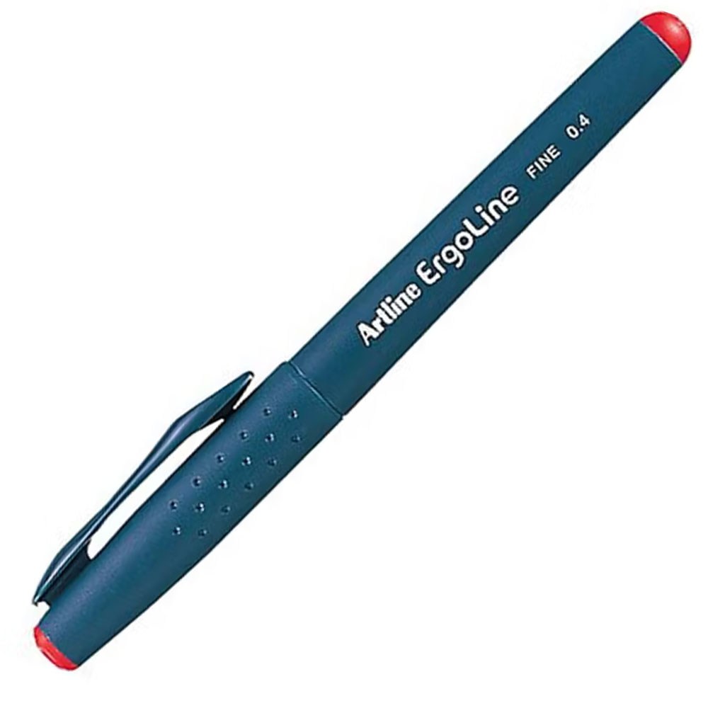Artline Ergoline Fine Kalem Uç 0,4 MM Kırmızı 3400