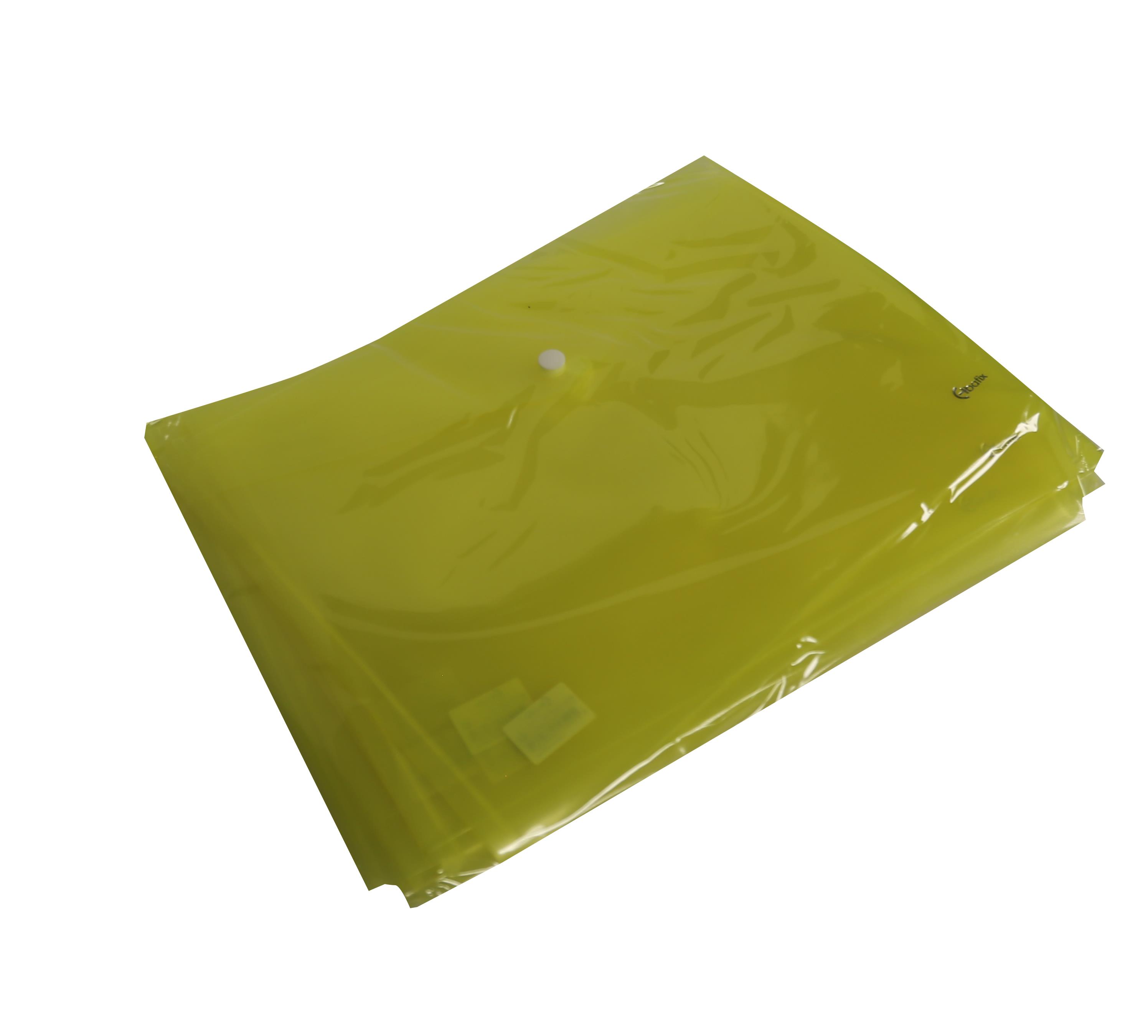 Bafix Çıtçıtlı Zarf Dosya A4 Sarı BFX-U1120P-SA