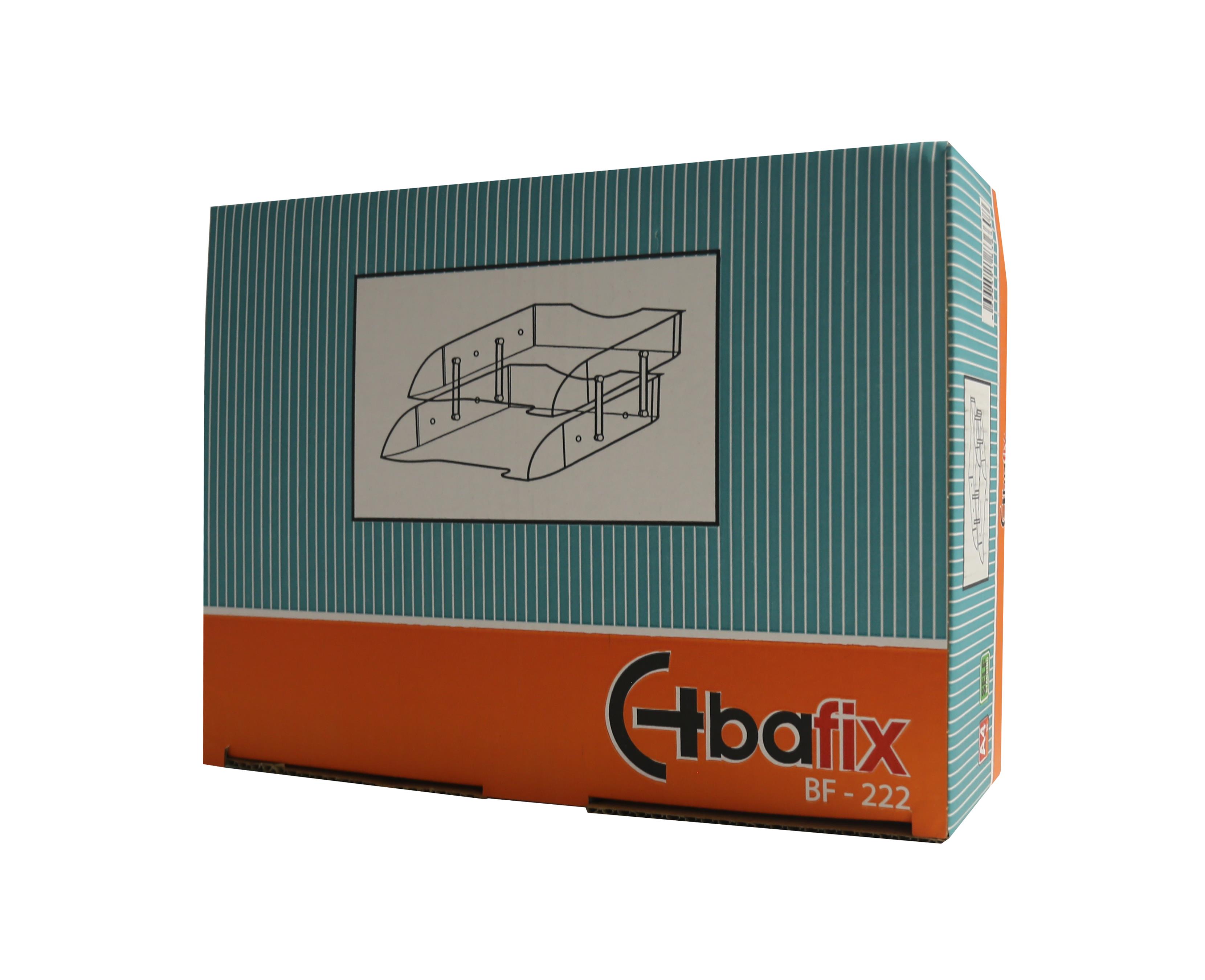 Bafix Evrak Rafı Hareketli Plastik 2 Lİ Şeffaf BFX 222