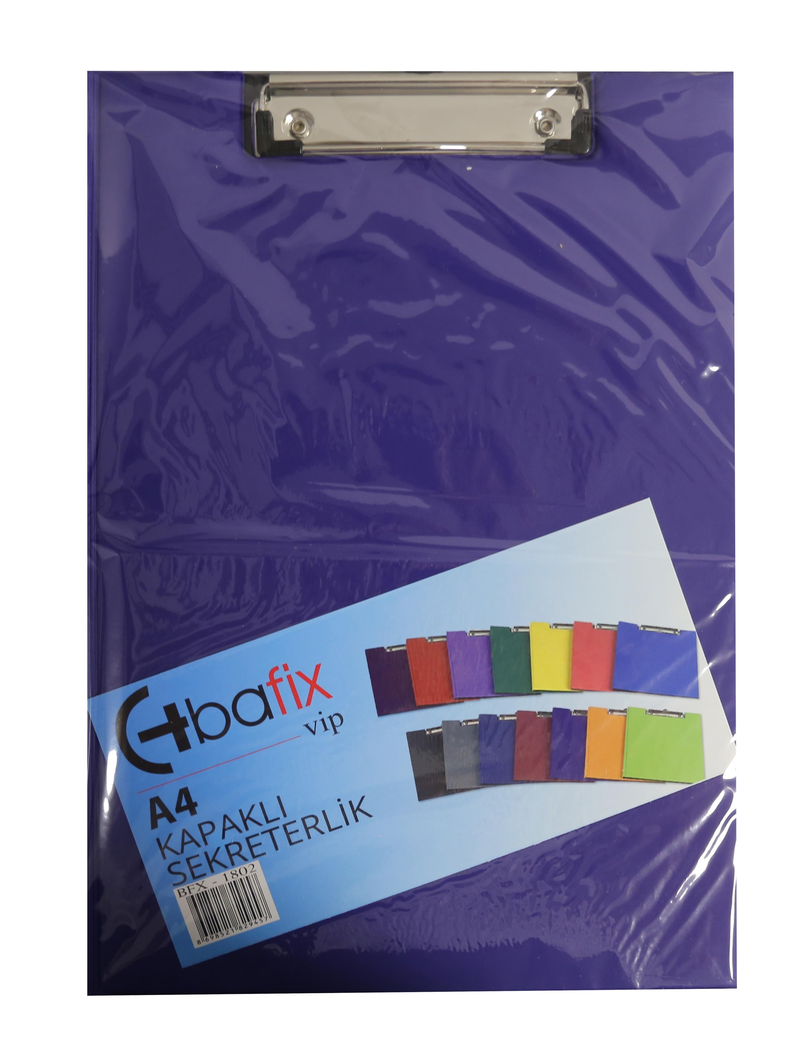 Bafix Kapaklı Sekreterlik ViP A4 Sax Mavi BFX-1802