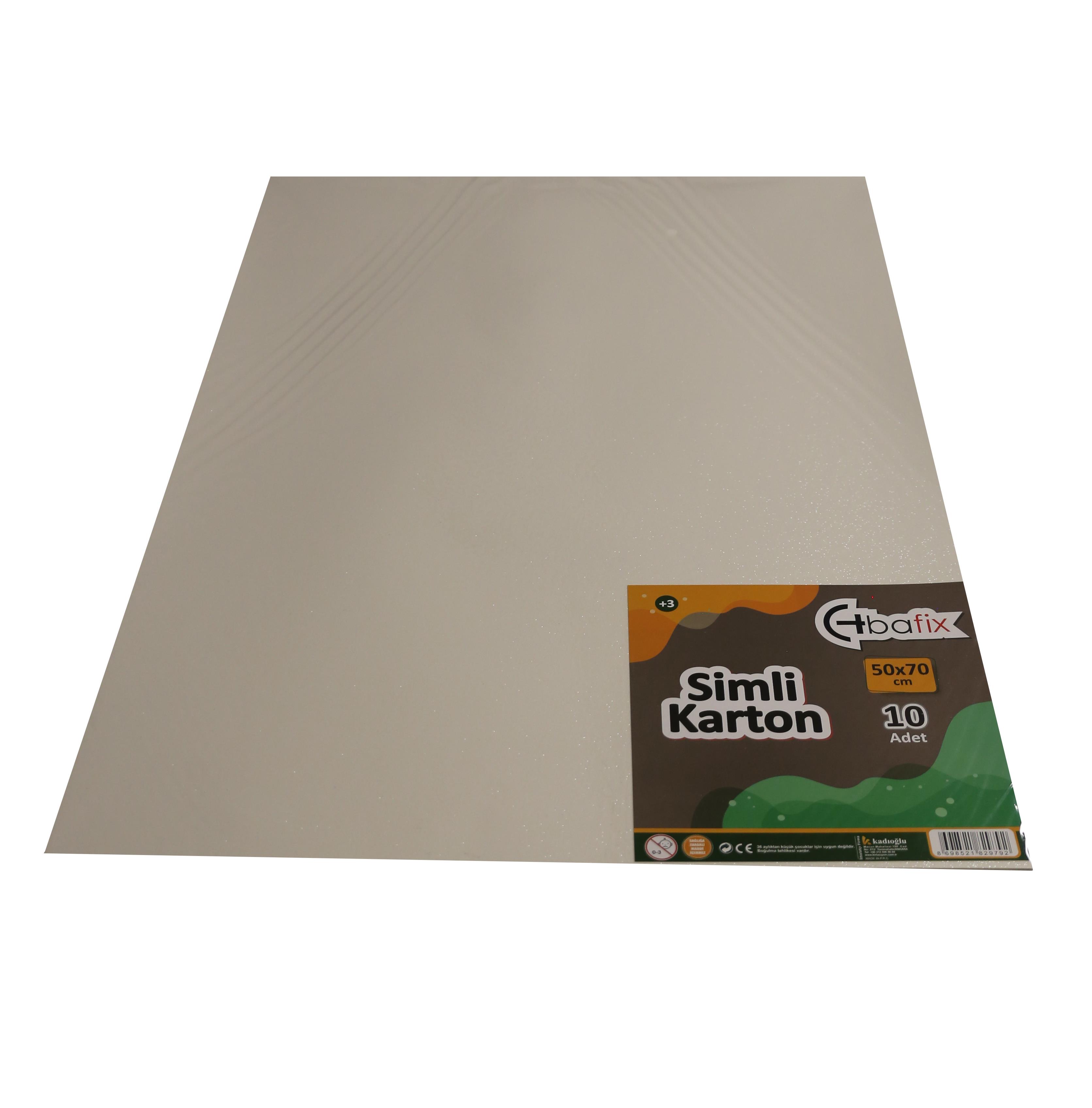 Bafix Simli Karton 50x70 Beyaz