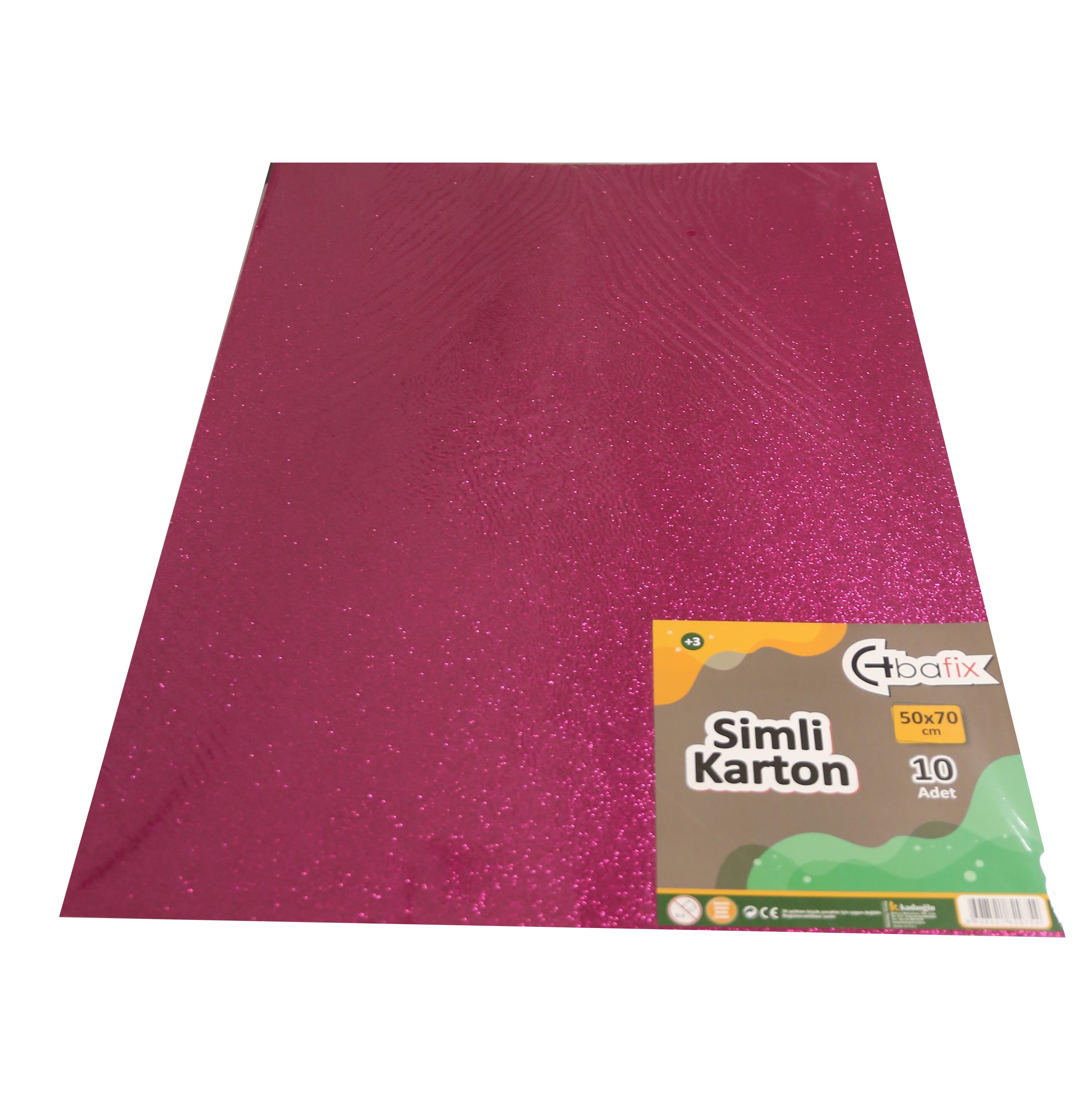 Bafix Simli Karton 50x70 Mor