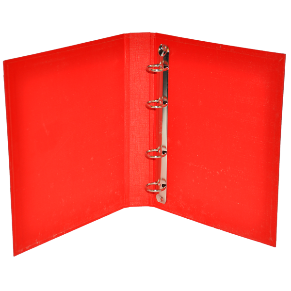 Bafix Talebe Klasörü Pvc 4 Halkalı A5 Kırmızı