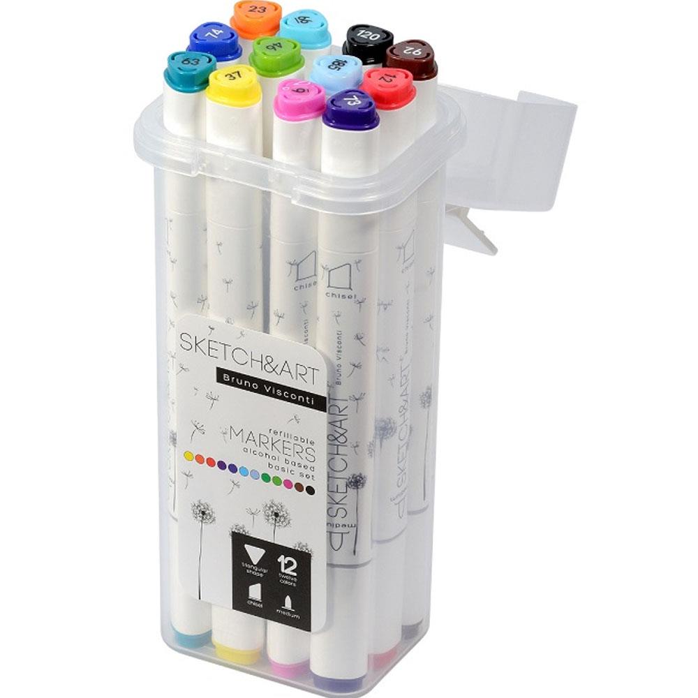 Bruno Visconti Twın Marker Sketch&art 12 Li 22-0076/01