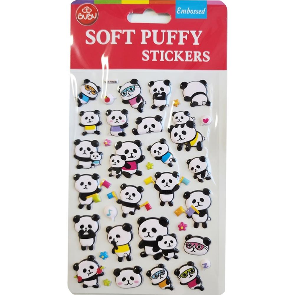 Bu-Bu Soft Puffy Stıckers Panda 10,9x20,5 BUBU-SWP-1007B