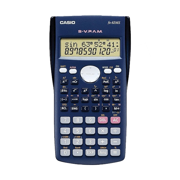 Casio Hesap Makinesi Bilimsel 2 Satır Ekran 240 Fonksiyon FX-82MS 2.Versiyon