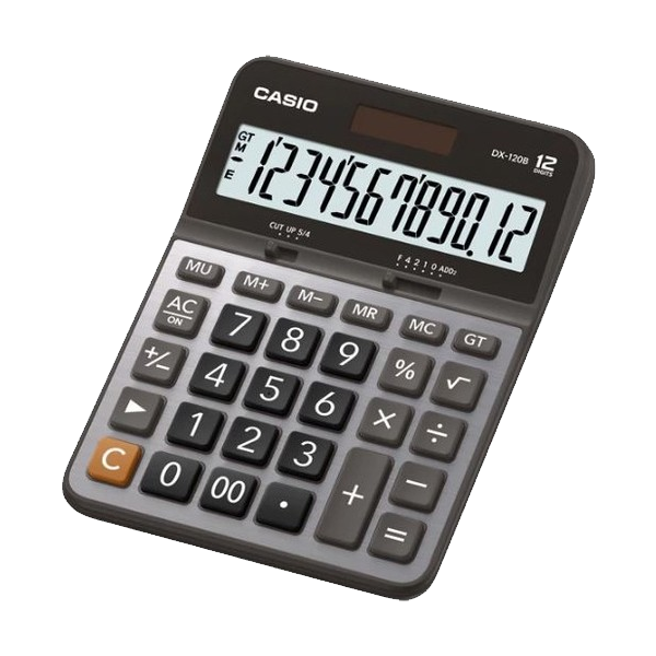 Casio Hesap Makinesi Masa Üstü 12 Hane DX-120B