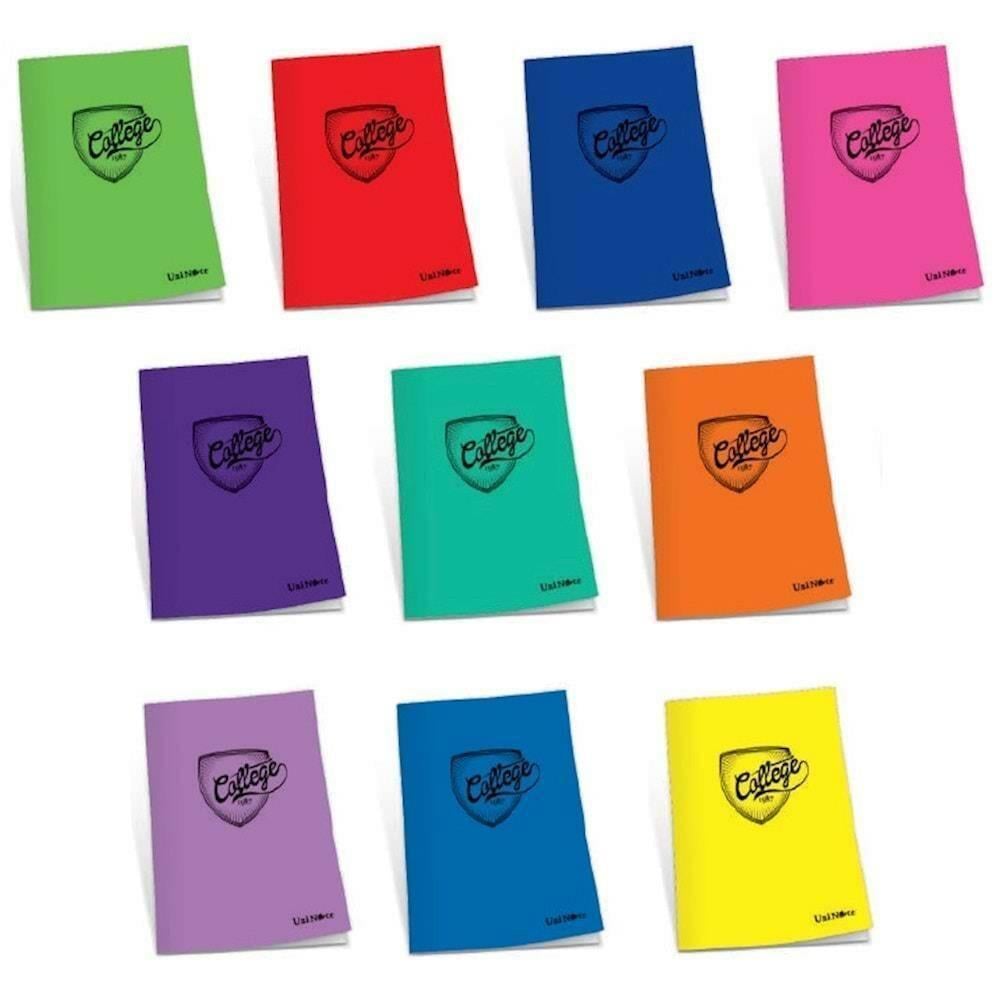 Çınar College Plastik Kapak Defter College Dikişli A4 100 YP Kareli 100/4 76008