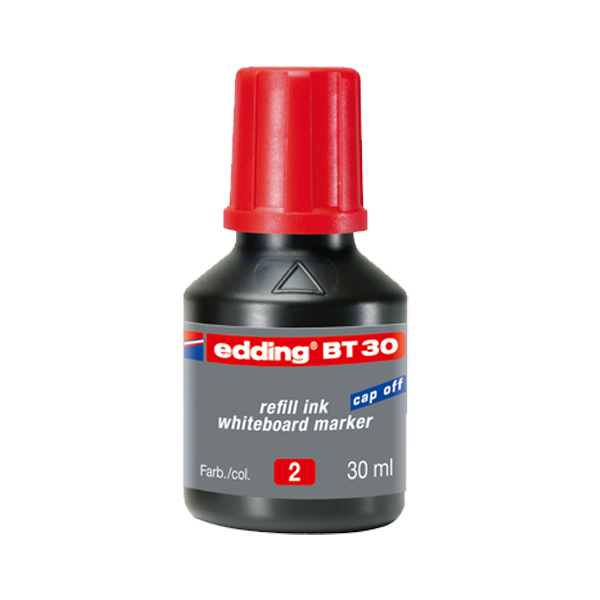 Edding Tahta Kalem Mürekkebi Damlalıklı 30 ML Kırmızı BT30