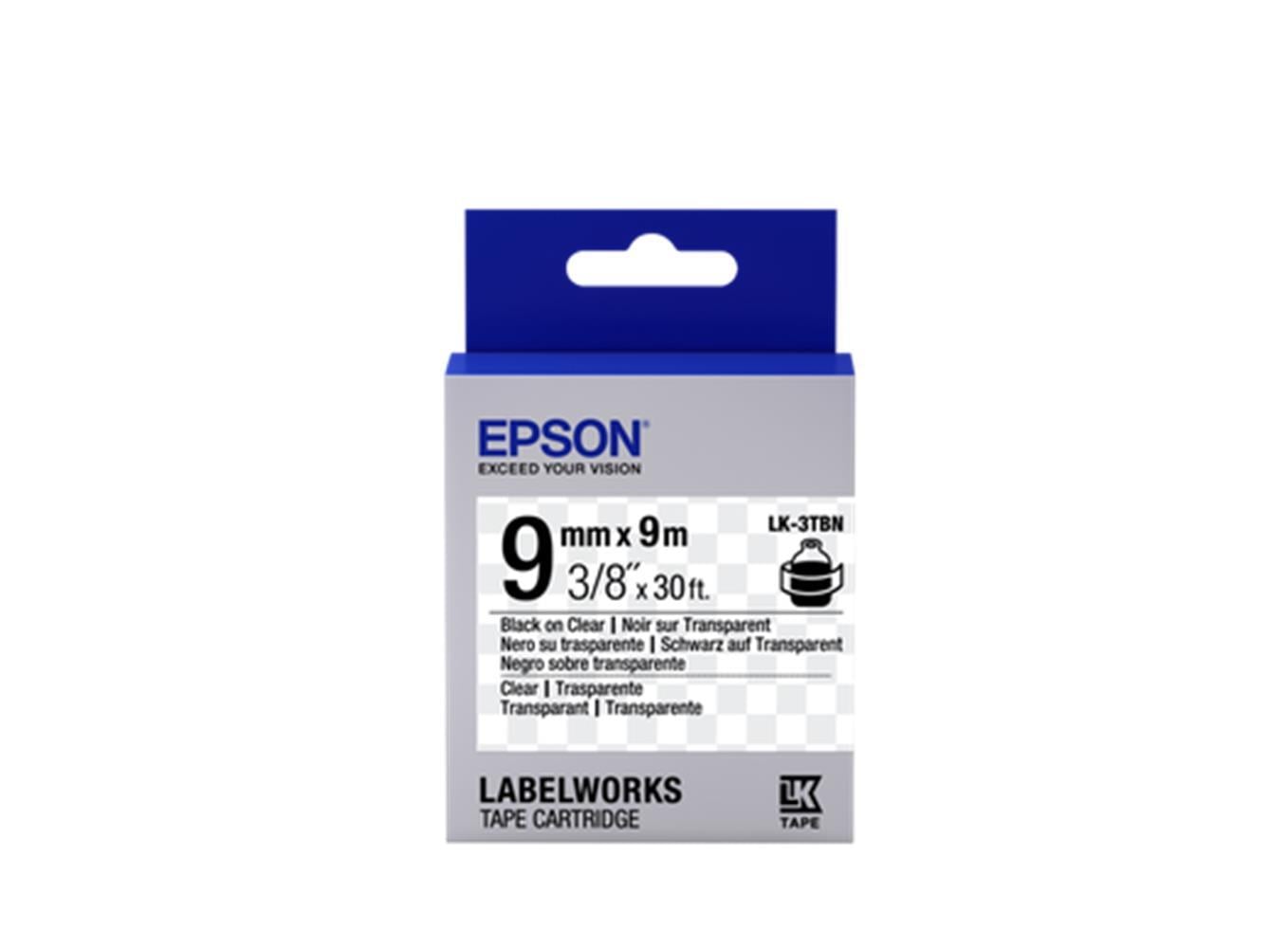 Epson Label Cartridge Standard LK-2WBN Black-White 6mm (9m)